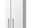 Шкаф торцевой 400 левый "Лакрима" (МДФ металлик) (Белый) /DSV/Olv/ПТ400