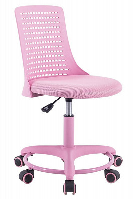 Кресло "Кид" (Ткань Розовая/Пластик Розовый/Металл) Tch/10730 - 1