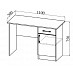 Стол письменный 1,1 "Бруклин" (Венге/Белёный дуб) EsandwichDSVC 1100.1