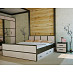 Кровать 1400 с ящиками "Акура" (Венге/Лоредо) EsandwichBTS