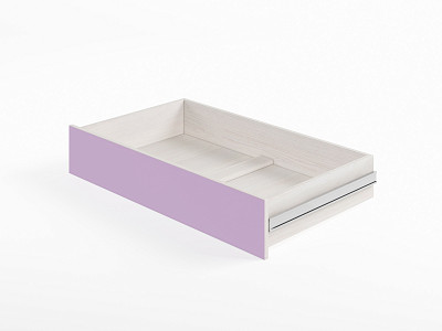 Ящик для кровати 800 "Лаворо" (Анкор белый/Ирис) D_Isl - 1