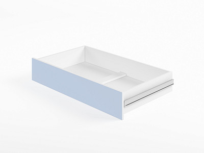 Ящик для кровати 800 "Лаворо" (Белый/Серенити) D_Isl - 1