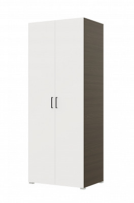 Шкаф 2х дверн. 0,8 "Balance" (Венге/Белый) /Gnt - 1