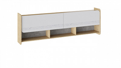 Шкаф навесной 2,0 "Irving" (Бунратти/Белый с рисунком) Tr-Мгп - 1