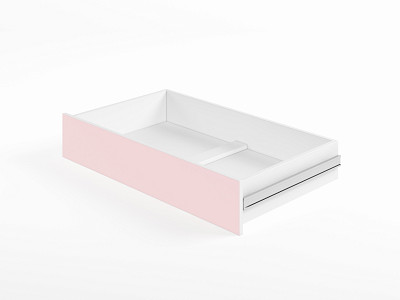 Ящик для кровати 800 "Лаворо"(Белый/Розовый кварц) /Акция0388 - 1