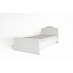 Кровать 900 "Бонни" (МДФ) (Белый/Белое дерево)/DSV/КК/КРД 900.1