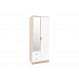 Шкаф 2х дверн. 0,8 "Селин" (Дуб Сонома/Белый глянец/Зеркало) -DSV/Сф/СШК 800.3