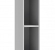Шкаф 200 "Лорен" (Серый) /DSV/Gr/П200