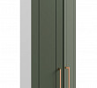 Шкаф высокий торцевой 400 правый "Йорк" (МДФ) (Олива) /DSV/Kv/ВПТ400R