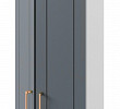 Шкаф высокий торцевой 400 правый "Йорк" (МДФ) (Лунный свет) /DSV/Kv/ВПТ400R