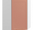 Шкаф высокий угловой 600 "Йорк" (МДФ soft touch) (Персик) /DSV/Kv/ВПУ600