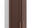 Шкаф торцевой 400 левый "Йорк" (МДФ) (Шоколад) /DSV/Kv/ПТ400