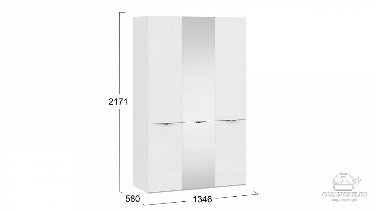 Шкаф глосс белый глянец