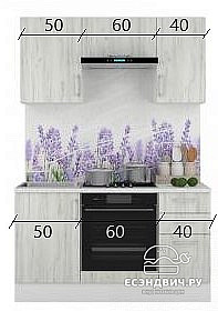 Тумба 60 (2ящ.)  со столеш."Герда" (Белый Крафт) /Gnt/Ep/М29ст