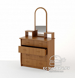 Подставка на комод с зеркалом "Рики" (Бук) EsandwichHКМ-01