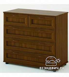 Комод cinque "Рики" (рамочный) (Орех) EsandwichKМ-02/Р