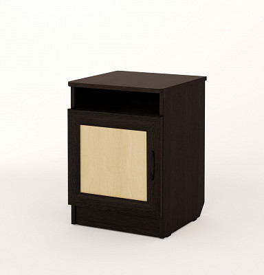 Тумба прикроватная "Рики" (рамочная) (Венге/Бел.дуб) EsandwichTМ/Р-02 - 1