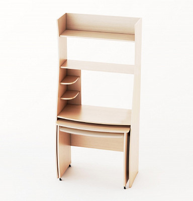 Стол компьютерный duetto "Ричи" (Белёный дуб) EsandwichCК-13 - 1