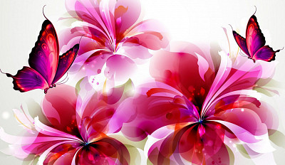 Стол с фотопечатью 1,2 (butterfly 2) "Амели" - 2