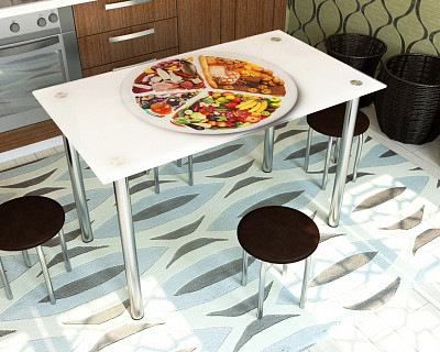 Стол с фотопечатью 1,2 (delicious 22) "Амели" - 1