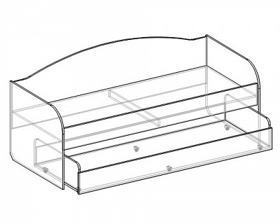 Детская 6 предм. "Глория" (Ясень Шимо светлый/Лайм) D/K - 2