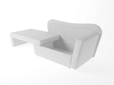 Диван раздвижной Инфинити (правый) (Микровелюр Aqua 02 (SM)/Микровелюр Fresh com 36 (SM)) - 2