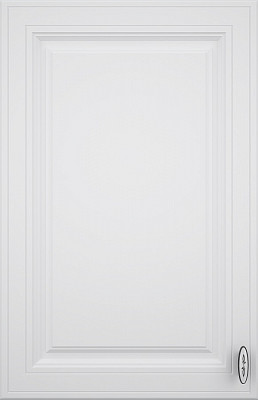 Тумба 100 угловая (универс.) без столеш."Форд" (Белый Софт) /Gnt/Ev/М24 - 3