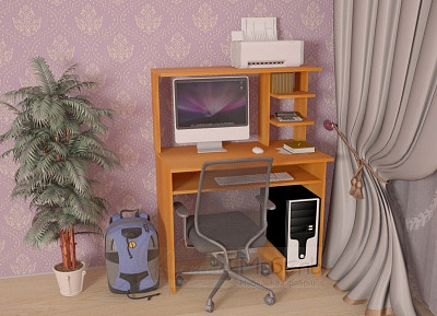 Стол компьютерный  "Лаворо" (Орех миланский) EsandwichA-СК7 - 1
