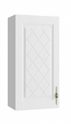 Шкаф высокий 450"Лорен" (МДФ) (Белый) /DSV/Gr/ВП450 - 1