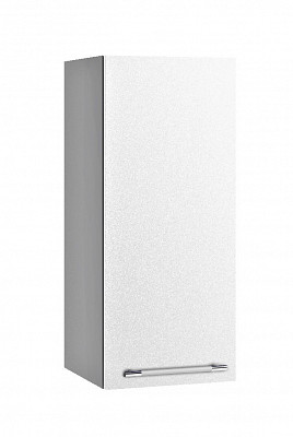 Шкаф 300 "Лакрима" (МДФ металлик) (Белый) /DSV/Olv/П300 - 1