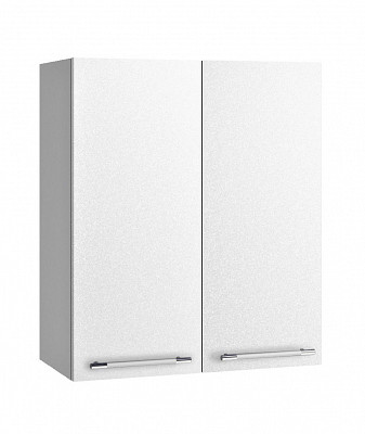 Шкаф 600 "Лакрима" (МДФ металлик) (Белый) /DSV/Olv/П600 - 1