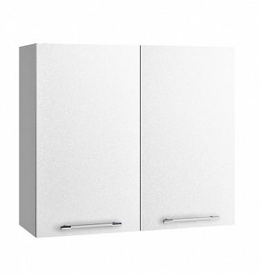 Шкаф 800 "Лакрима" (МДФ металлик) (Белый) /DSV/Olv/П800 - 1