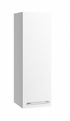 Шкаф высокий 300"Лакрима" (МДФ металлик) (Белый) /DSV/Olv/ВП300 - 1
