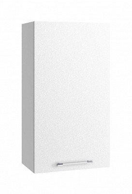Шкаф высокий 500"Лакрима" (МДФ металлик) (Белый) /DSV/Olv/ВП500 - 1
