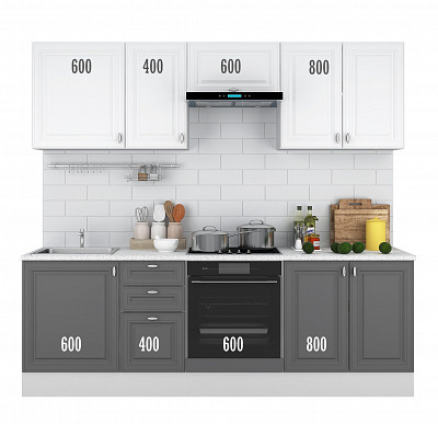 Тумба 45 без столеш."Форд" (МДФ ) (Графит Софт) /Gnt/Ev/М17 - 3