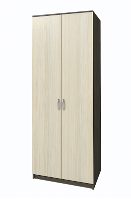 Шкаф 2-х дв. 0,8 Bellucci "Бруклин" (Венге/Белёный дуб) EsandwichDSVШКР 800.2