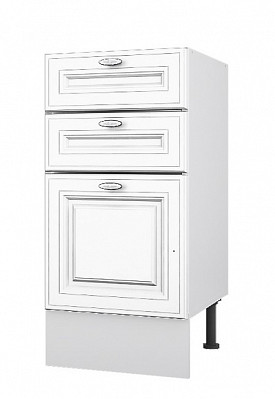 Тумба 40 (3ящ.) со столеш."Форд" (МДФ ) (Белый Софт) /Gnt/Ev/М21ст - 1