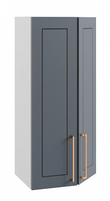 Шкаф высокий торцевой 400 левый "Йорк" (МДФ) (Лунный свет) /DSV/Kv/ВПТ400L - 1