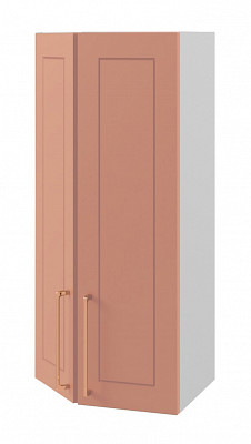 Шкаф высокий торцевой 400 левый "Йорк" (МДФ soft touch) (Персик) /DSV/Kv/ВПТ400L - 1