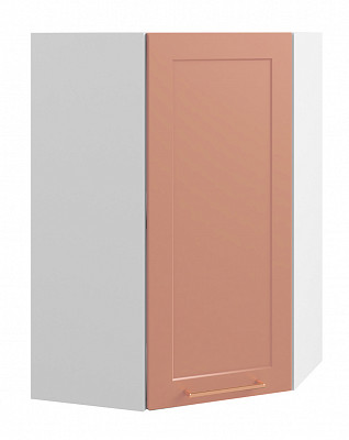 Шкаф высокий угловой 550 "Йорк" (МДФ soft touch) (Персик) /DSV/Kv/ВПУ550 - 1