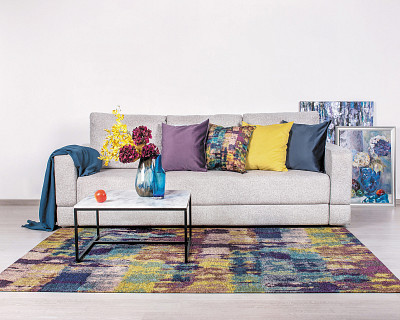 Ковер 135х200 (тканый, безворсовый) "Эмбер" (ALINA FUSION) -Arb - 2