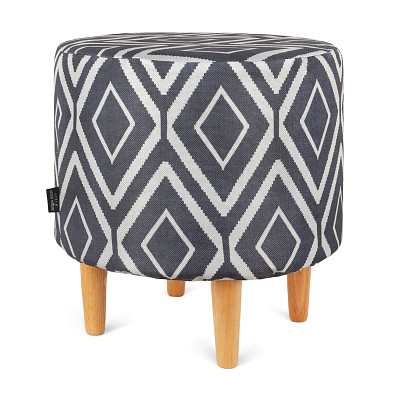 Банкетка круглая "Эмбер" (ELZA ULTIMA/Бук) -Arb/Сп - 1