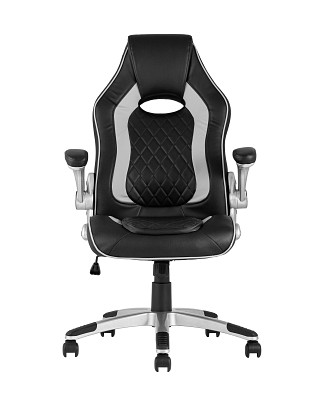 Кресло игровое  "Macan" (Иск.кожа Черная/Серая)/SG/Mc - 2