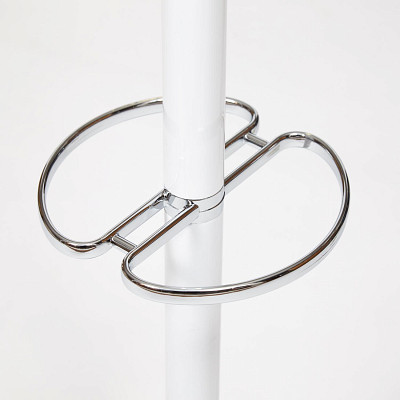 Вешало №28 "Спарк" (Дерево цвет Белый глянец/Металл) Tch/13931 - 2