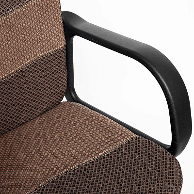 Кресло "Банни" (Ткань Коричневая/Ткань Бежевая/Пластик Черный) Tch/9559 - 2