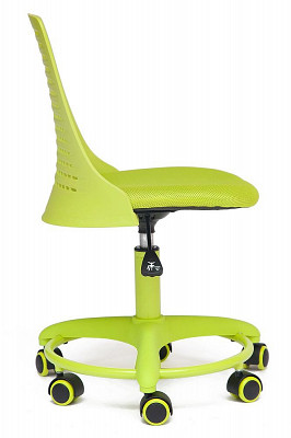 Кресло "Кид" (Ткань Салатовая/Пластик Салатовый/Металл) Tch/10731 - 2