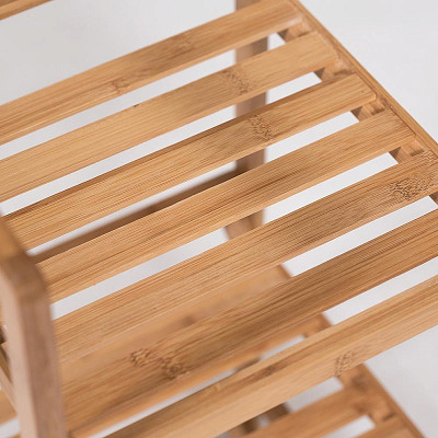 Стеллаж 3 полки "Ингрид" (Дерево цвет Натуральный) Tch/12128 - 4