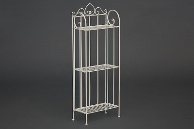 Стеллаж №4 "Твист" (Металл Слоновая кость) Tch/10659 - 3