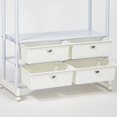 Вешало напольное plus "Майлз" (Металл Хром/Пластик Белый) Tch/11640 - 3