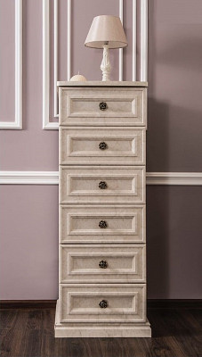 Спальный гарнитур 7 предм. Largo "Таис" (МДФ) (Корень ясеня/Патина/Лак/Бархат) UgAf2 - 3